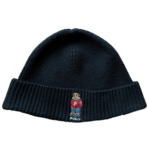 Polo Ralph Lauren Accessories - POLO RALPH LAUREN EMBROIDERED POLO BEAR BEANIE